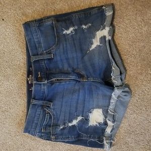 Hollister jean shorts size 5.